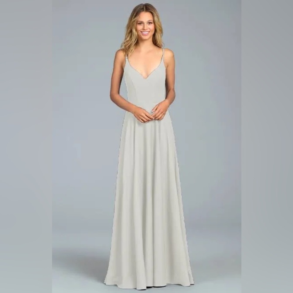 NWT Hayley Paige Occasions Bridesmaid Ivory White Dress